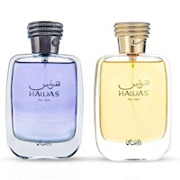 RASASI HAWAS FOR HIM Y FOR HER EDP SPRAYS, AROMA DURADERO Y EXQUISITO,